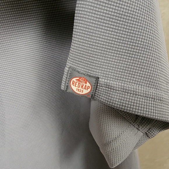 NWOT Red kap Short Sleeve Steel Gray Polyester T Shirt Size M - Picture 4 of 5